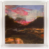 Rugged VI - High Resolution Giclee Printed Canvas Framed in Contemporary Clear Acrylic Frame